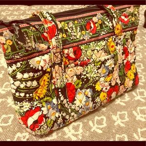 Medium Vera Bradley Tote in Retired 2010 pattern